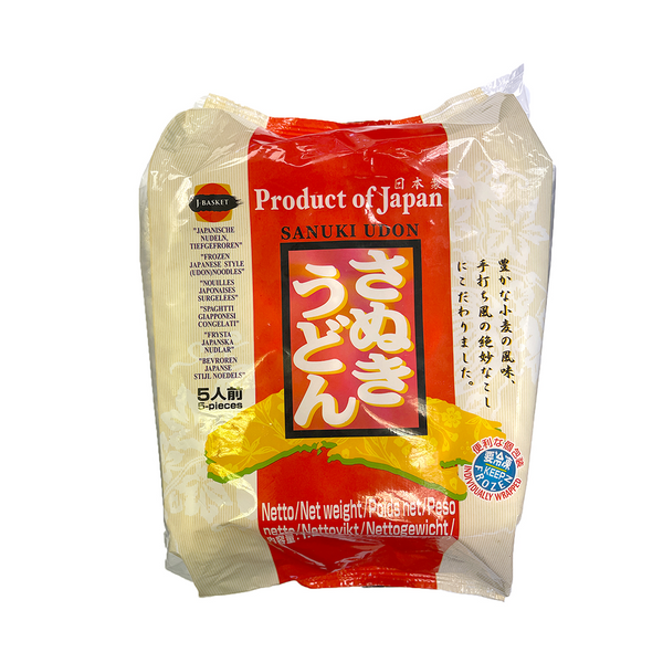 ◆udon.◆ J-BASKET SANUKI-FU UDON 5P FROZEN 8/44.20 OZ - JFC International