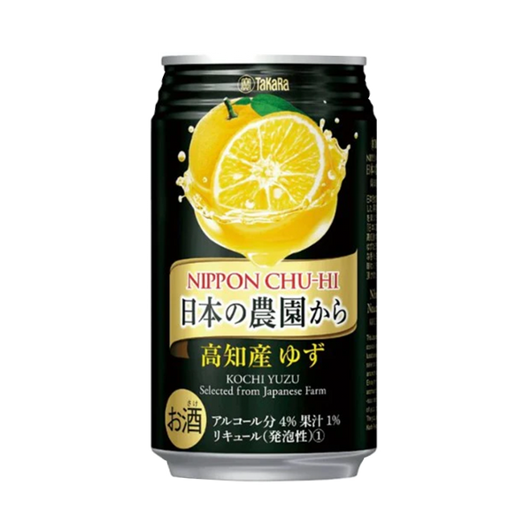 ＊ゆのちゃみ＊ 賞味期限12月9日 タカラ チューハイ日本の農園から 高知産ゆず4
