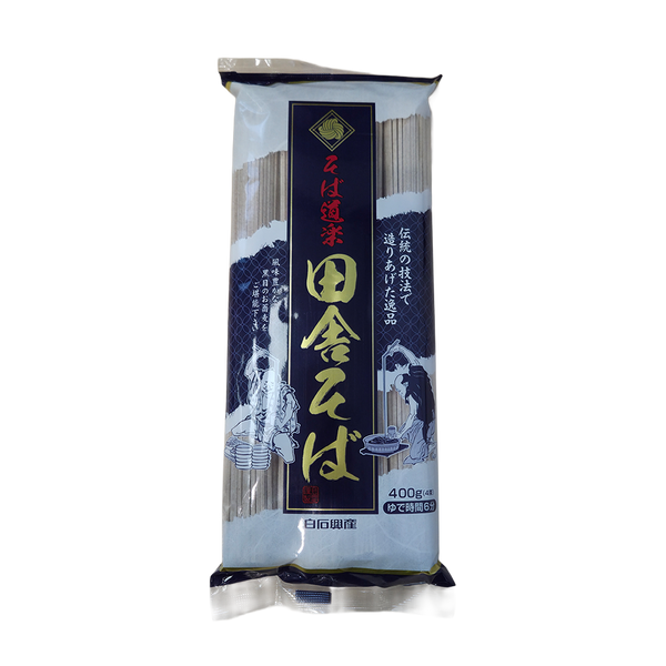 白石興産 そば道楽田舎そば 400g – T.K.Trading