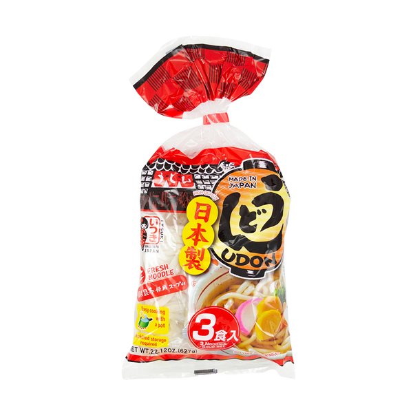 五木食品 3食入うどん 国産昆布使用スープ付 627g – T.K.Trading