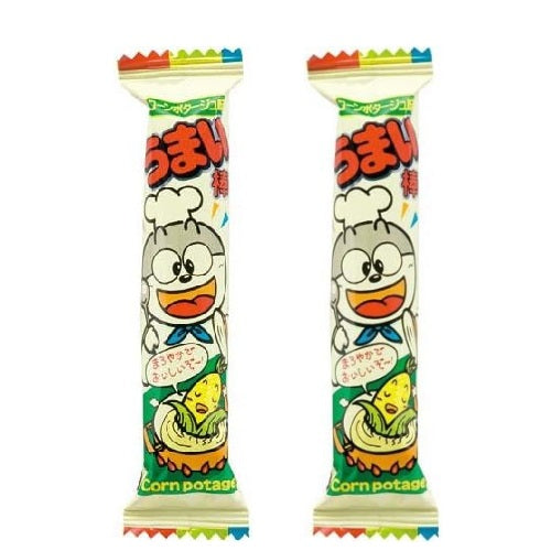 賞味期限7月31日 2パックセットやおきん うまい棒 コーン