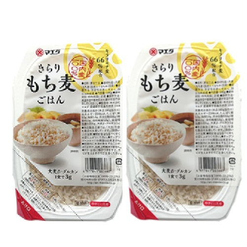 2パックセットマエダ きらりもち麦ごはん 180g ×2