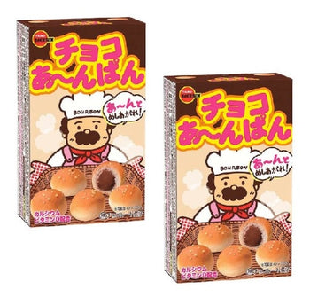 <font color="#FF0000">2パックセット<br>賞味期限2月6日 </font>　ブルボン<br>チョコあ～んぱん<br>40g<br>