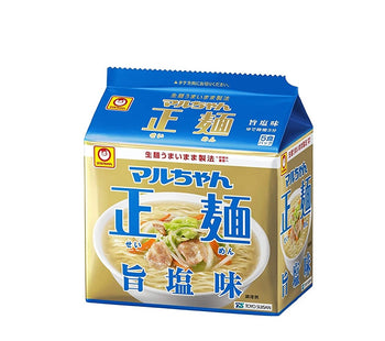 マルちゃん正麺 『5食パック』 旨塩味 112g x 5