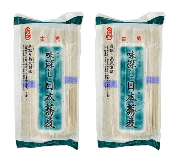 <font color="#FF0000">2パックセット</font><br>八萬石 味深し日本蕎麦 360g x2
