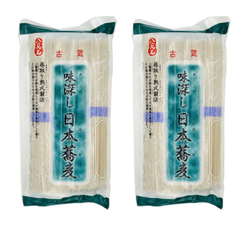 <font color="#FF0000">2パックセット</font><br>八萬石 味深し日本蕎麦 360g x2