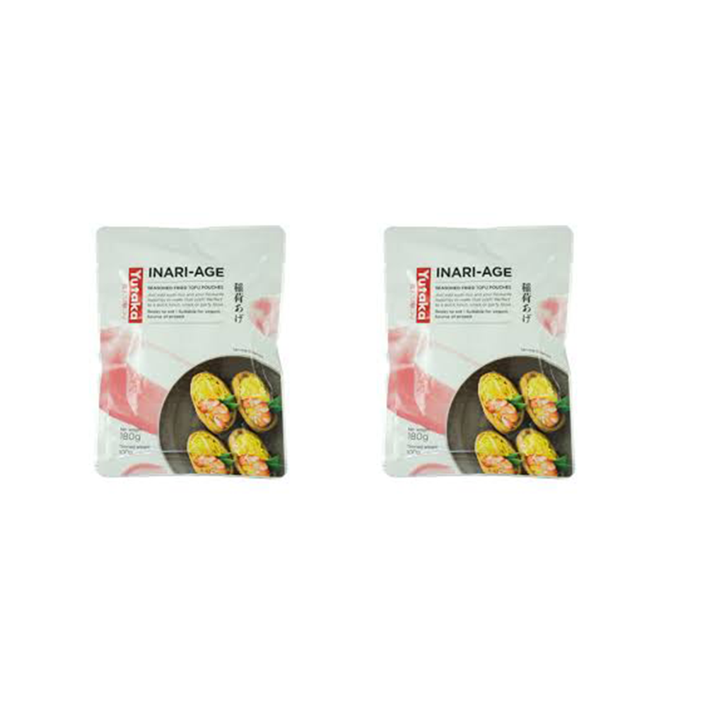 <font color="#FF0000">2 Pack Set</font><br> Yutaka Inariage (10 pieces) 180g