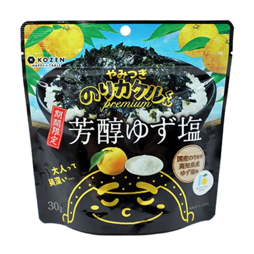 <font color="#FF0000">賞味期限9月23日</font><br>Kozen のりカケルくん 芳醇ゆず塩 25g