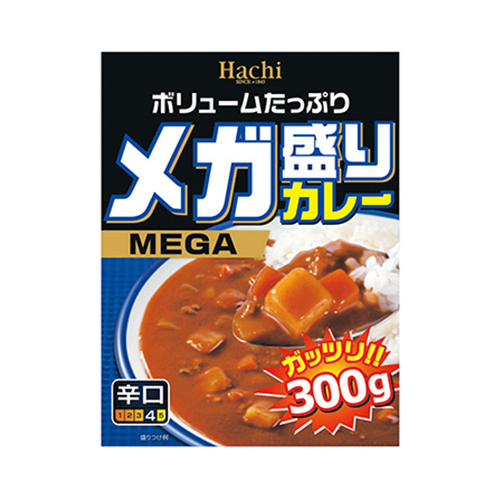 Hachi メガ盛りカレー 辛口 300g