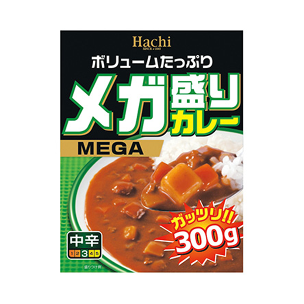 Hachi メガ盛りカレー 中辛 300g