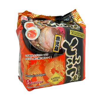 <font color="#FF0000">賞味期限7月2日 </font><br> ヒガシフーズ とんこつ風ラーメン 5食入