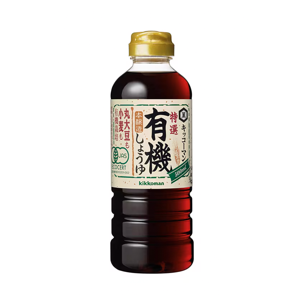 キッコーマン 特選有機しょうゆ 500ml