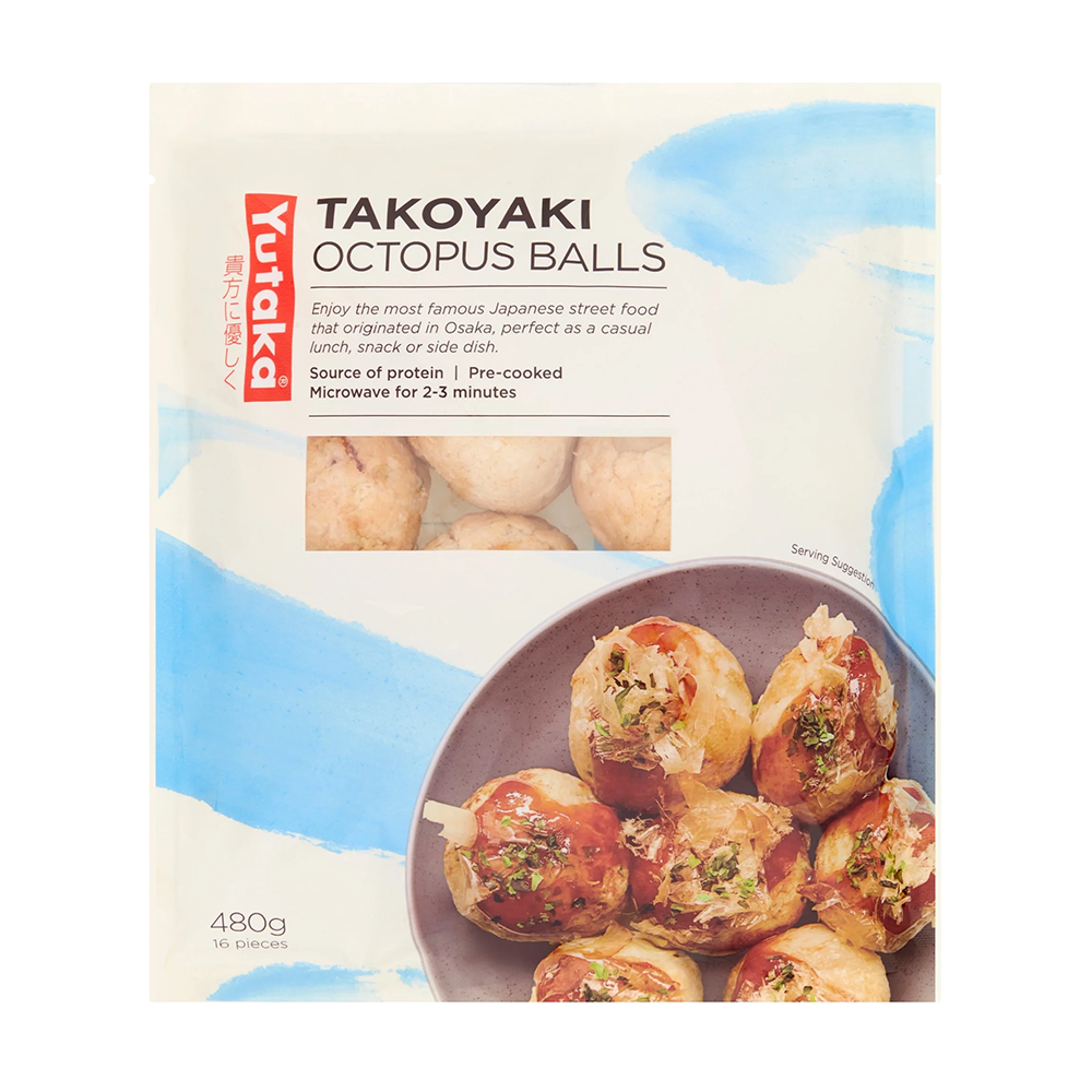 *YUTAKA たこ焼き 16個入り 480g