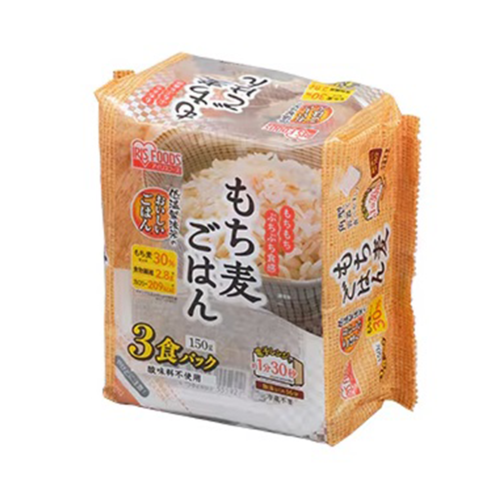 アイリスオーヤマ 国産もち麦ごはん 150g×3