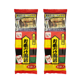 <font color="#FF0000">2パックセット</font><br> 永谷園 お茶漬け海苔 4袋入×2