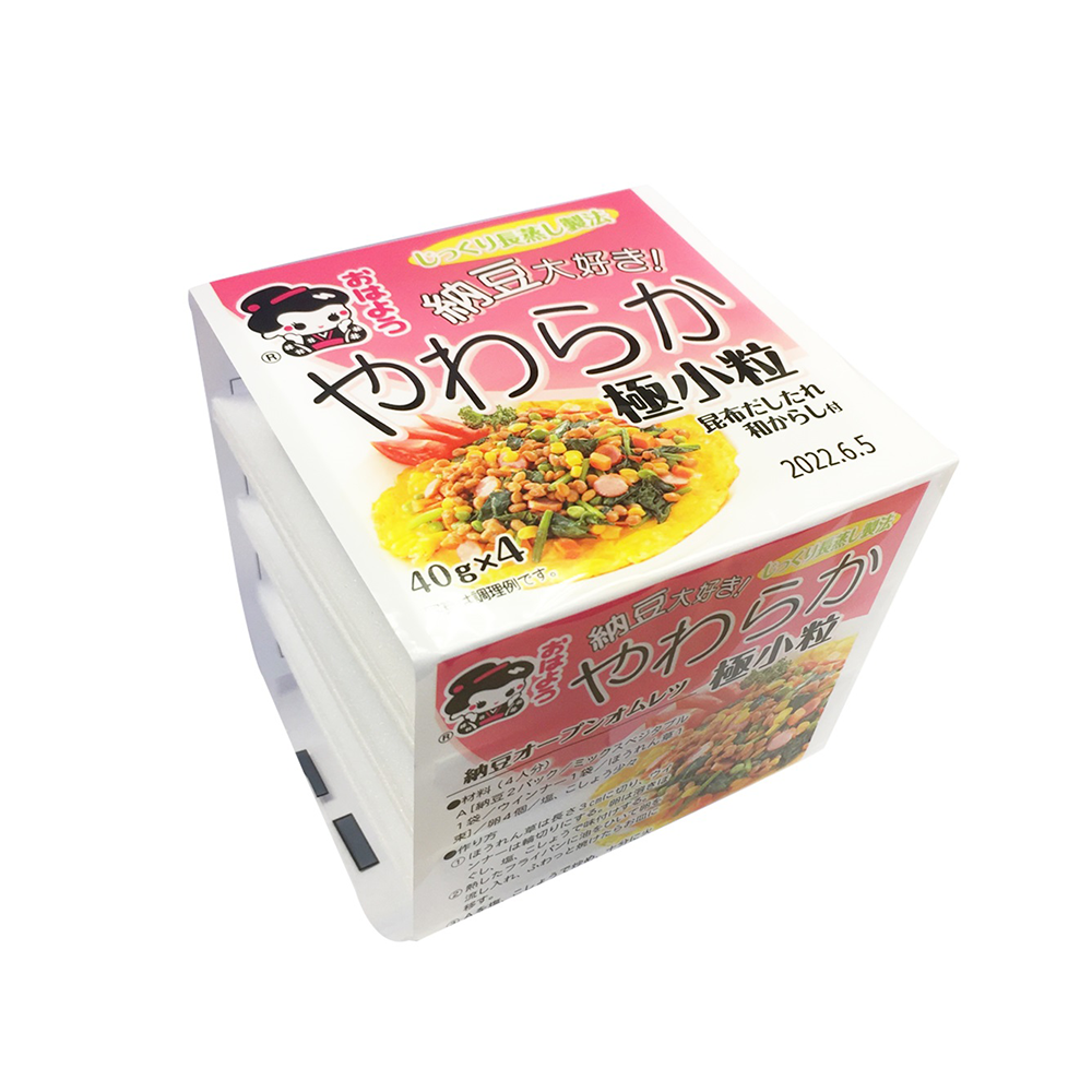 *おはよう納豆 納豆大好き やわらか極小粒 40g x 4pc