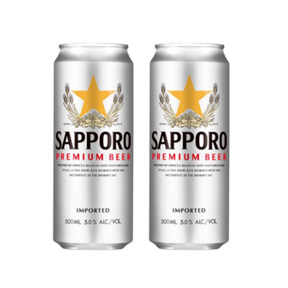<font color="#FF0000">2パックセット</font><br>サッポロ プレミアムラガー 缶 500ml