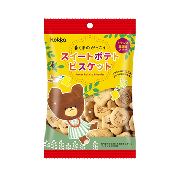 ホッカ くまのがっこうスイートポテトビスケット 60g