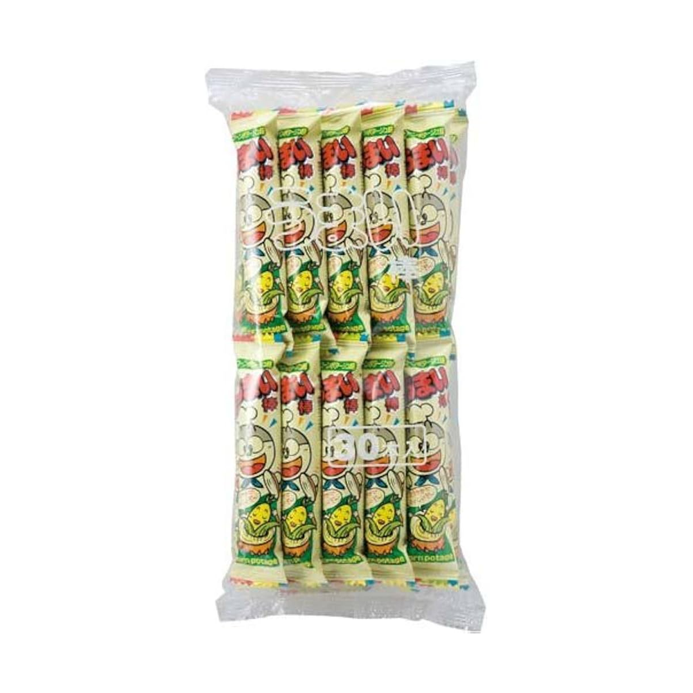 うまい棒 コーンポタージュ味 スリーブ 未開封 やおきん うまい棒 コーンポタージュ｜セブン‐イレブン