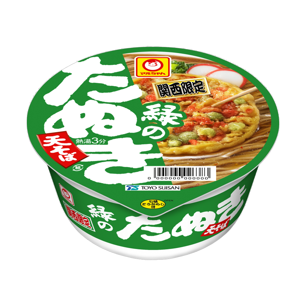 マルちゃん 緑のたぬき 天そば 101g