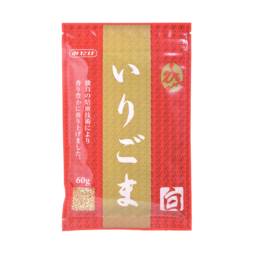 <font color="#FF0000">賞味期限9月1日</font><br>みたけ いりごま 白 55g