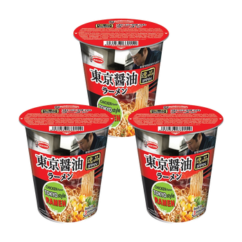 <font color="#FF0000">3パックセット</font><br> エースコック 東京醤油ラーメン 73g×3