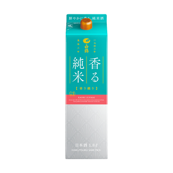 <font color="#fbab18">Date of production: February 2024</font> Hakutsuru Kaoru Junmai 1.8L