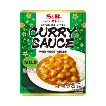 S&B 野菜カレーソース 甘口 210g