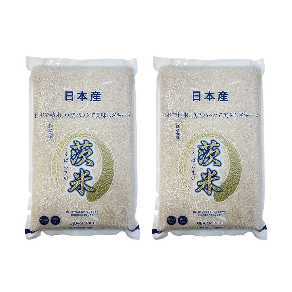 <font color="#FF0000">2パックセット</font><br> 茨城県産 茨米 うばらまい 5kg×2