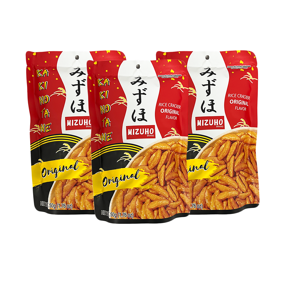 <font color="#FF0000">3パックセット</font><br> みずほ 柿の種  50g ×3