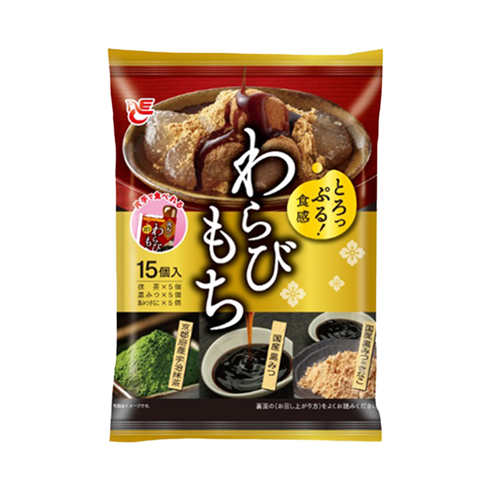 エースベーカリー わらび餅 抹茶 黒みつ 黒みつきなこ 15個入