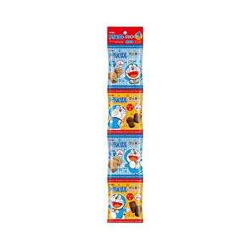 Hokka ドラえもん クッキー 4連 60g ミルク味とチョコ味