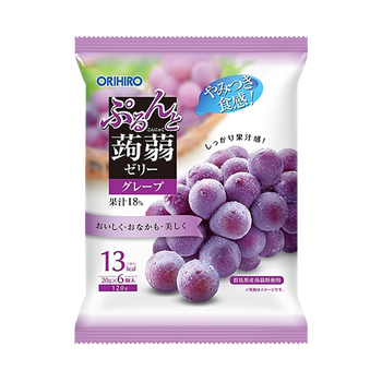 オリヒロ ぷるんと蒟蒻ゼリーパウチ グレープ 120ｇ