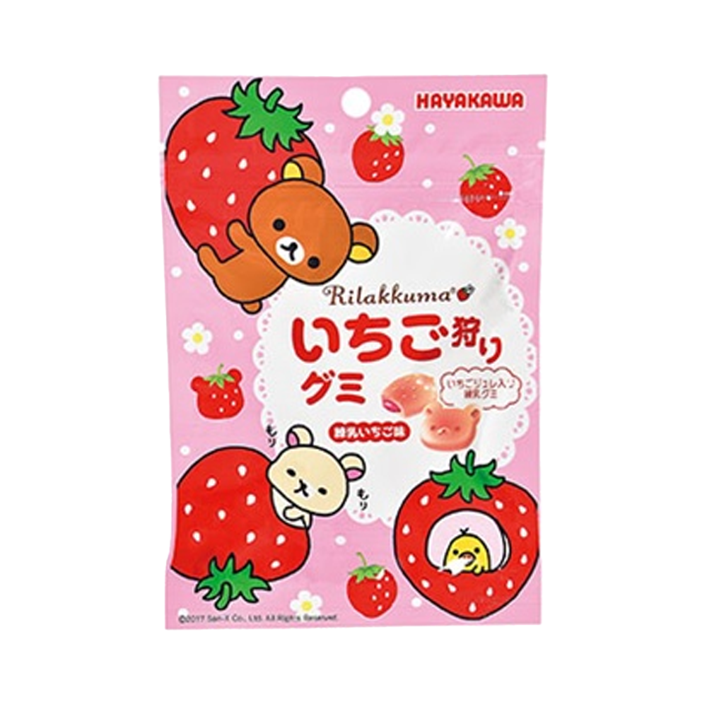 早川製菓 いちご狩りグミ 練乳いちご味 50g