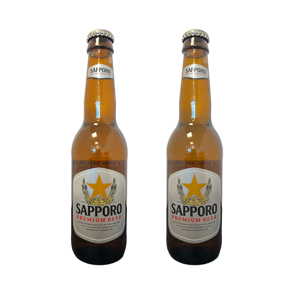 <font color="#FF0000">2本セット</font><br> サッポロ プレミアムラガー 330ml(瓶)×2