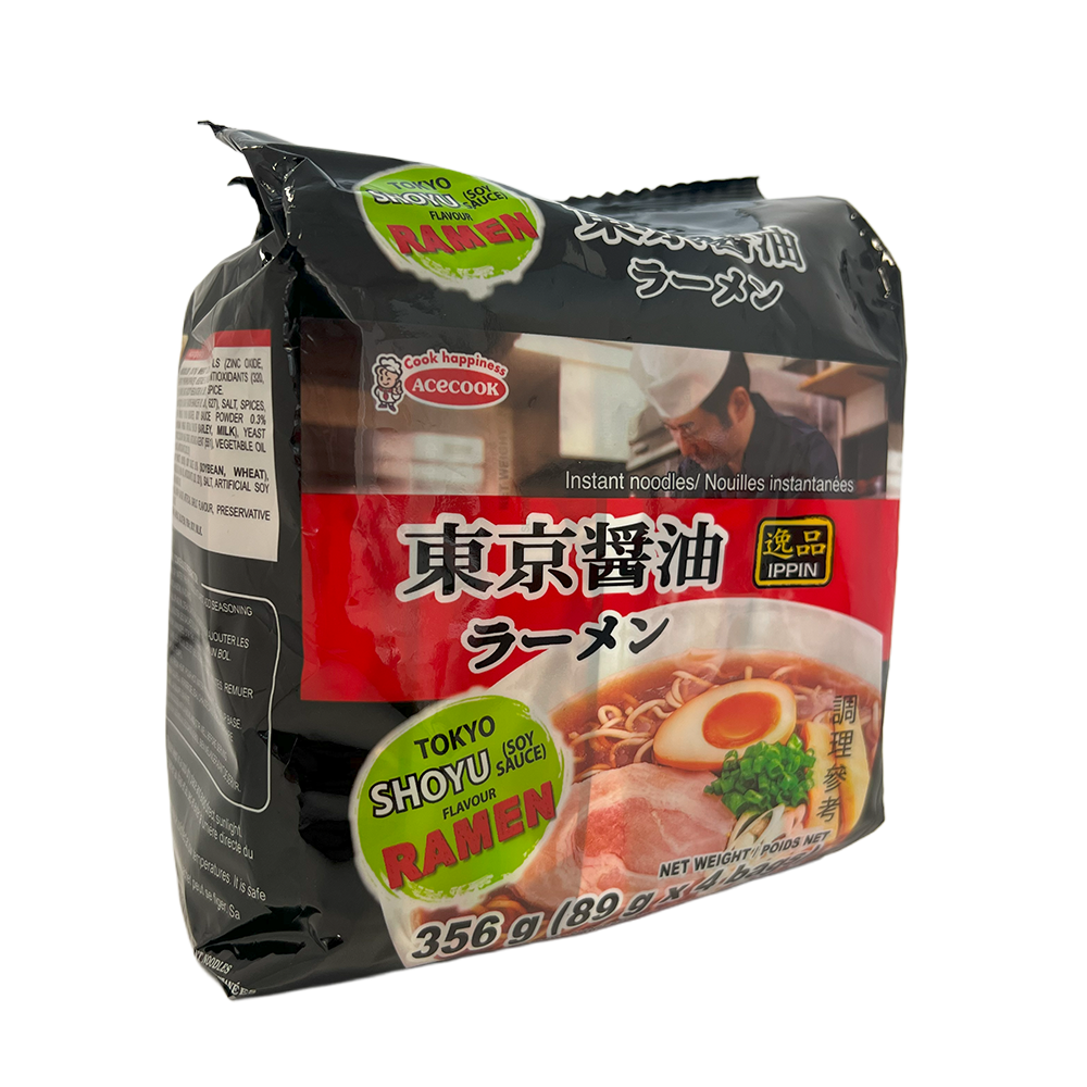 エースコック 東京醤油ラーメン 袋タイプ 89g×4袋入