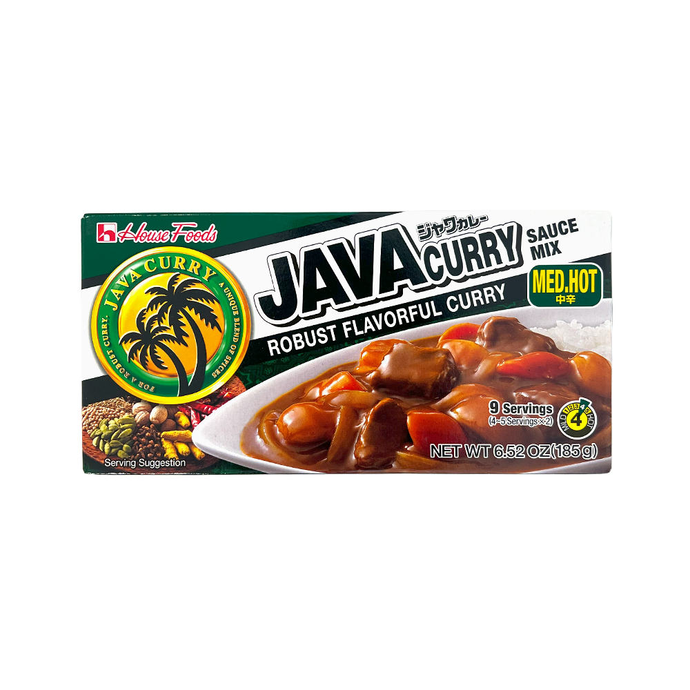 ハウス ジャワカレー 中辛 185g
