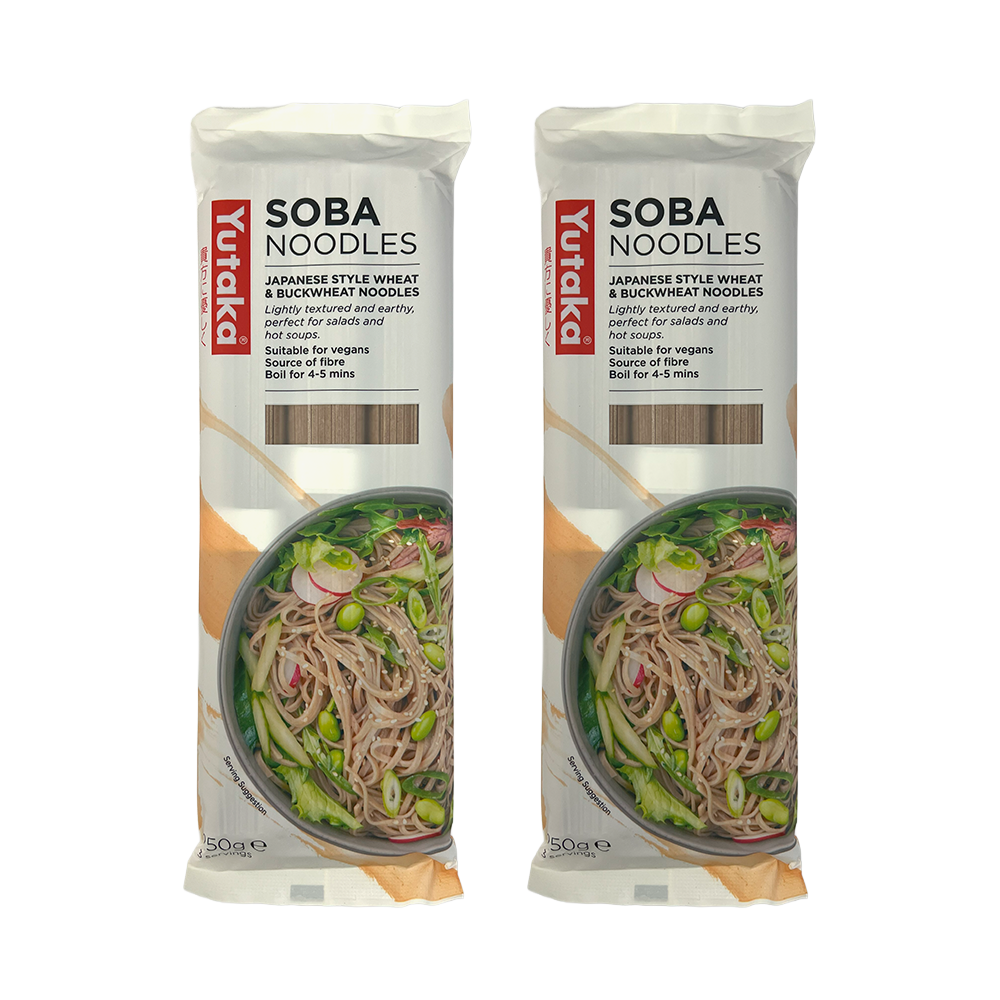 <font color="#FF0000">2 Pack Set</font><br> Yutaka Soba 250g x 2