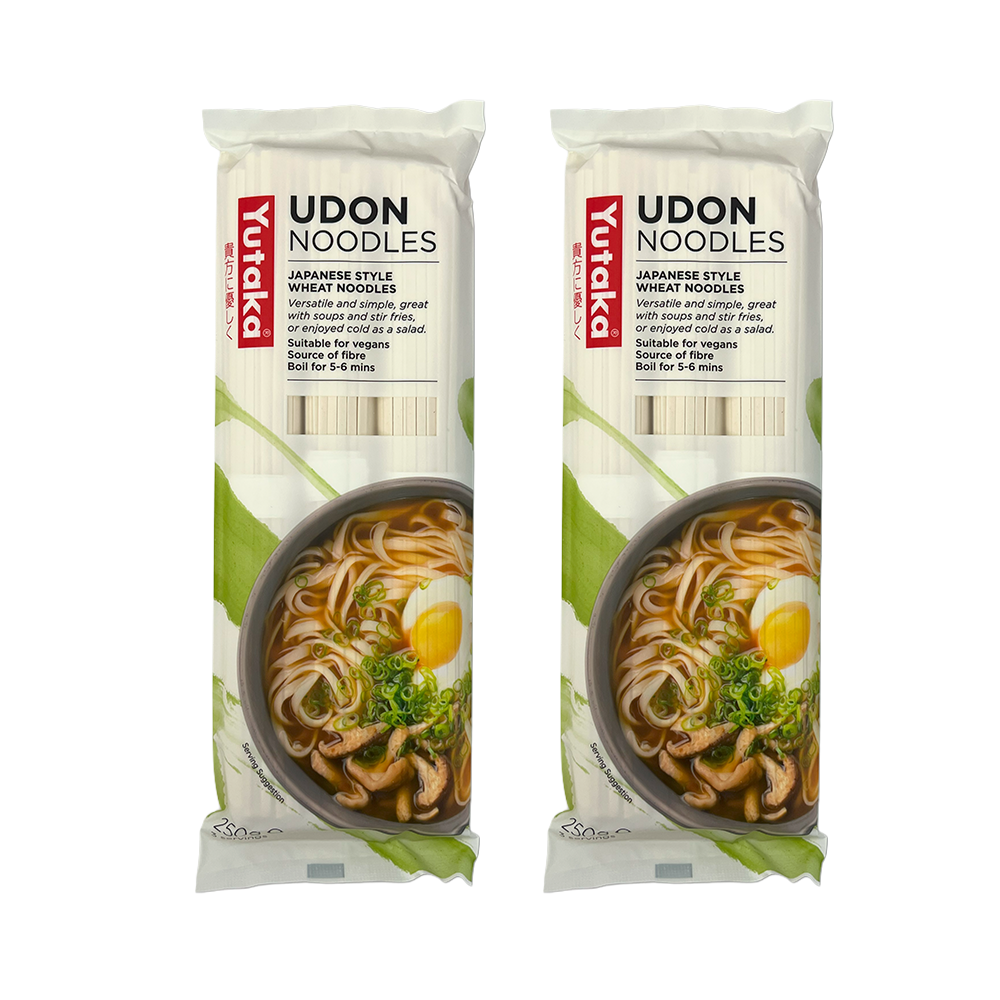 <font color="#FF0000">2パックセット</font><br>Yutaka うどん 250g×2パック