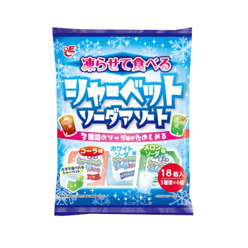 エースベーカリー 凍らせて食べるシャーベットソーダアソート 18個入り