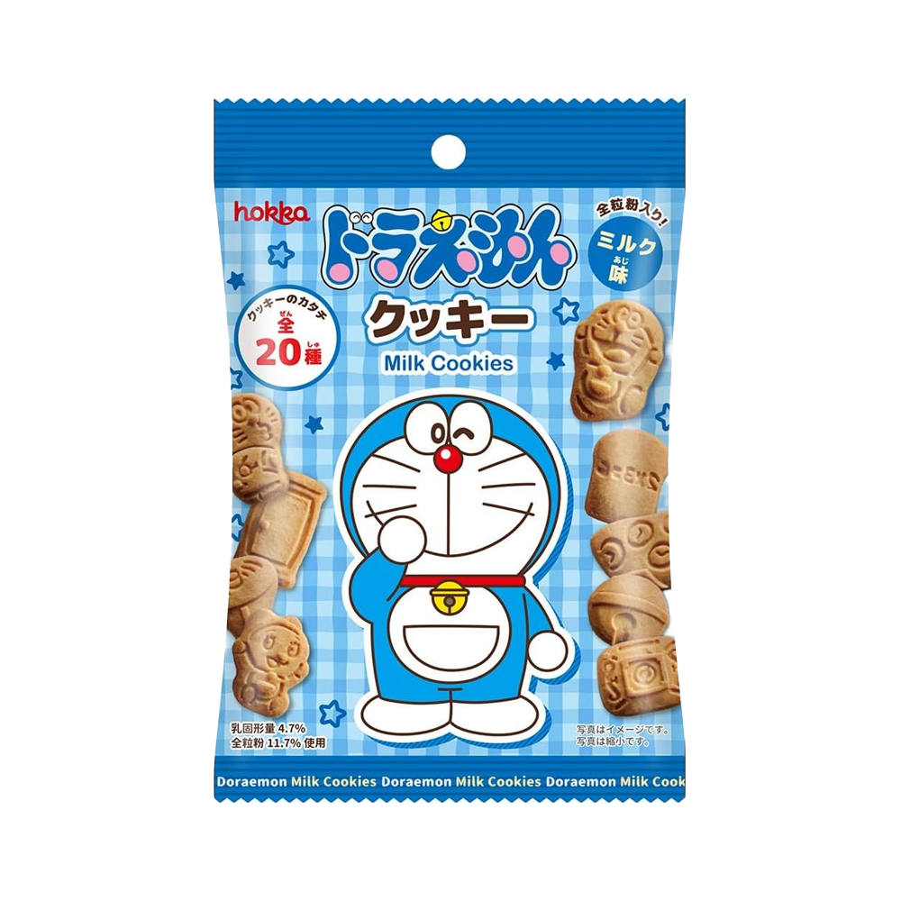Hokka Doraemon Cookies Milk Flavor 60g Whole Wheat Flour