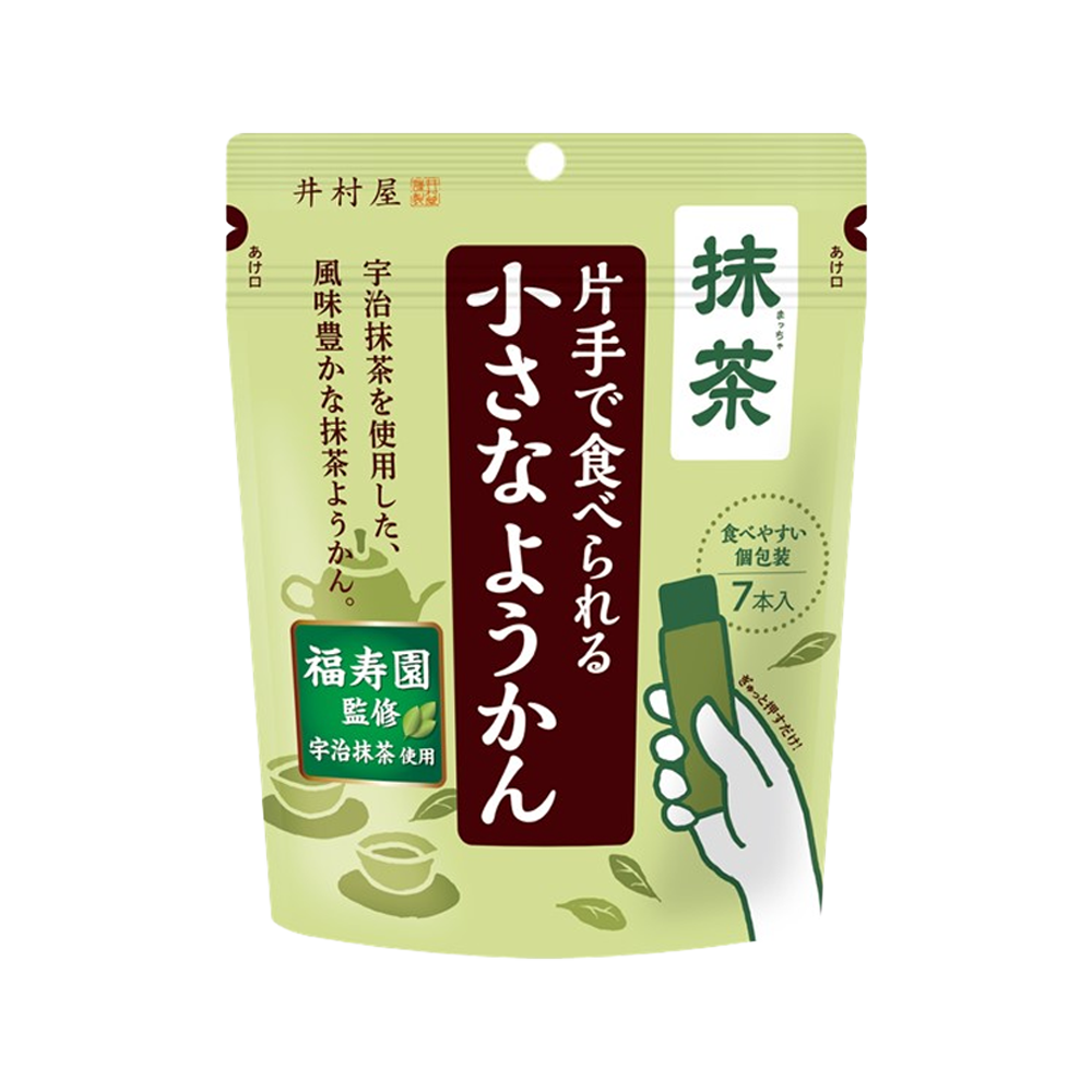 井村屋 片手で食べられる小さなようかん 抹茶 98g