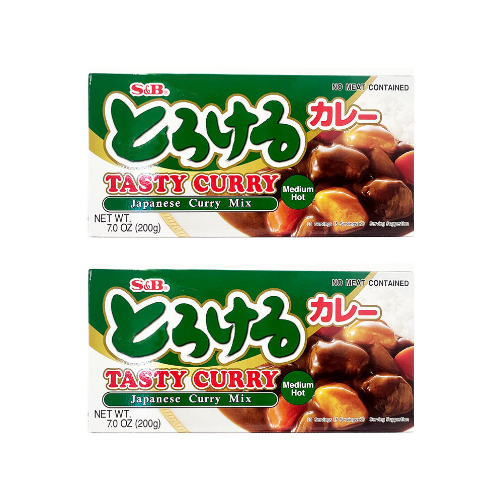 <font color="#FF0000">2パックセット</font><br> S&B とろけるカレー 中辛 200gx2