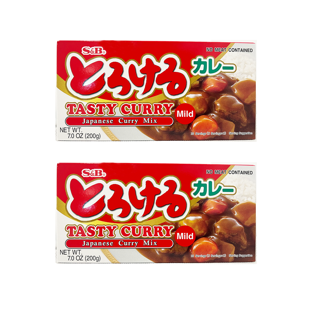 <font color="#FF0000">2パックセット</font><br> S&B とろけるカレー 甘口 200gx2