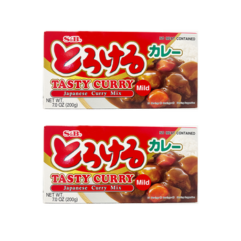 <font color="#FF0000">2パックセット</font><br> S&B とろけるカレー 甘口 200gx2