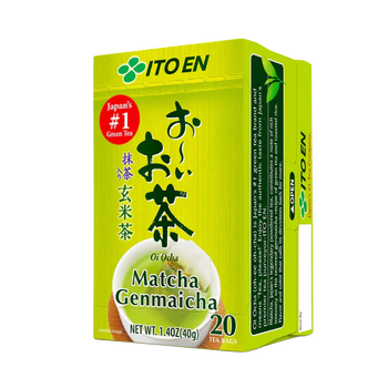 Itoen Oi Ocha Brown Rice Tea with Matcha, 20 bags