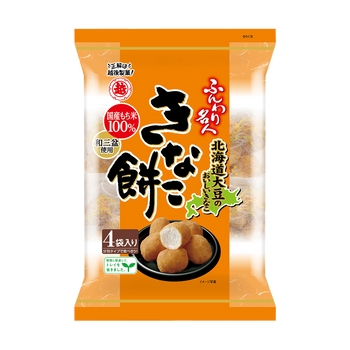 越後製菓 ふんわり名人 きなこ餅 4袋入り 75g