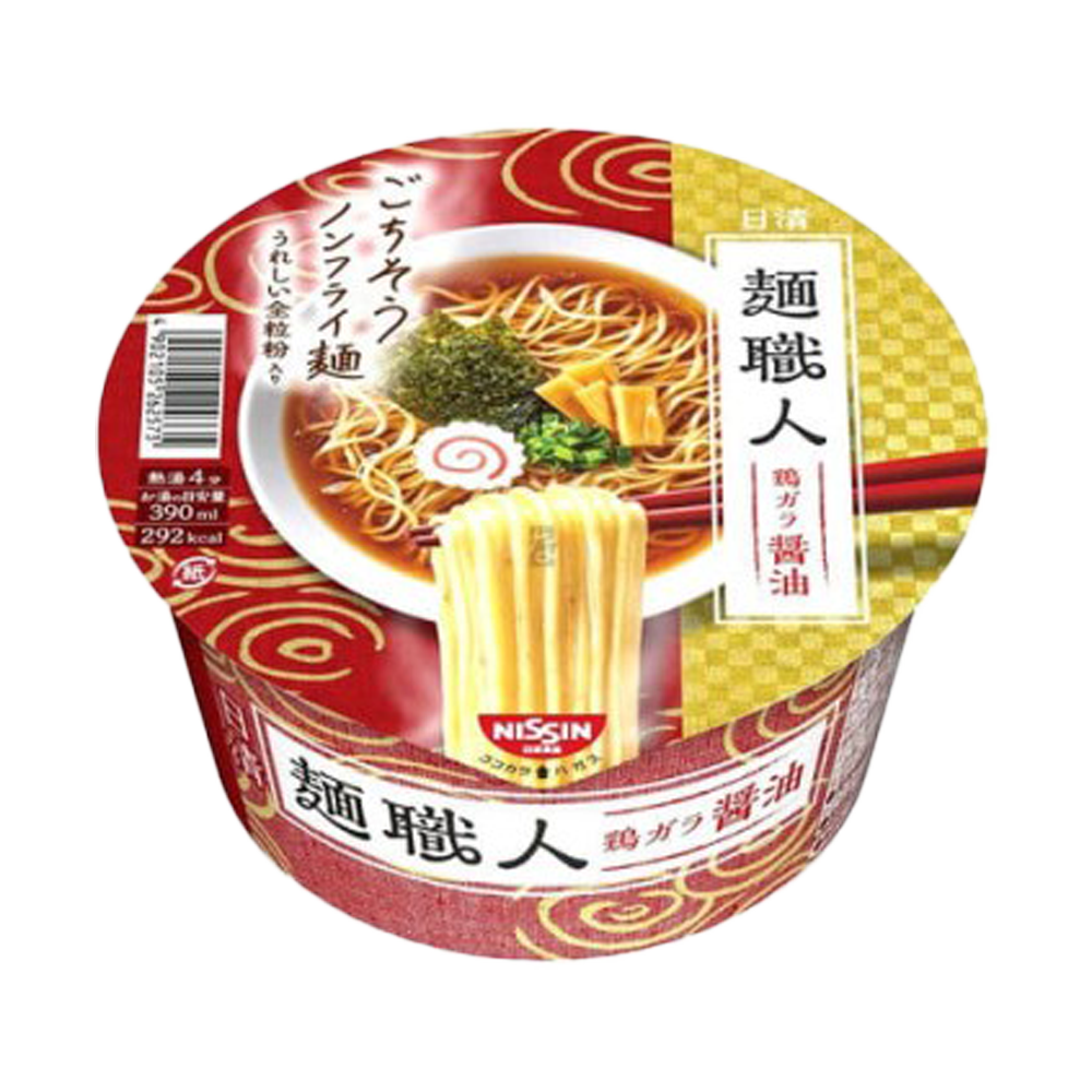日清 麺職人 丸鶏ガラ醤油 カップタイプ 95g