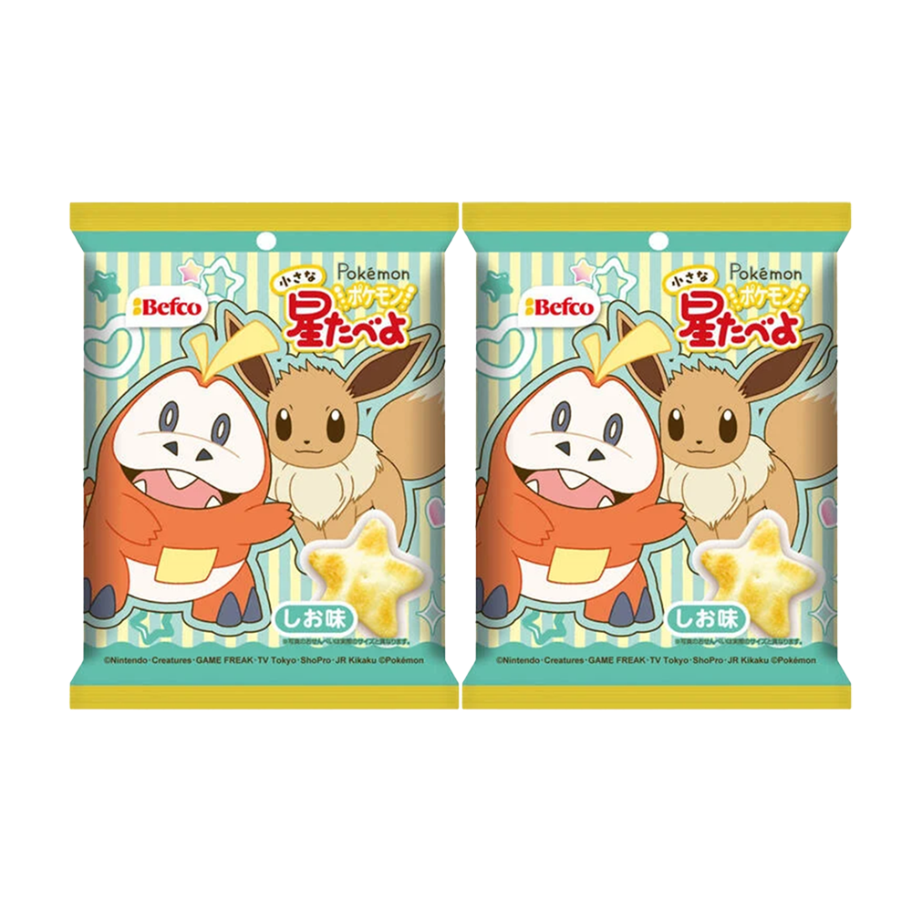 <font color="#FF0000">賞味期限7月25日 </font><br><font color="#FF0000">2パックセット</font><br> Befco ポケモン小さな星たべよ 17g×2