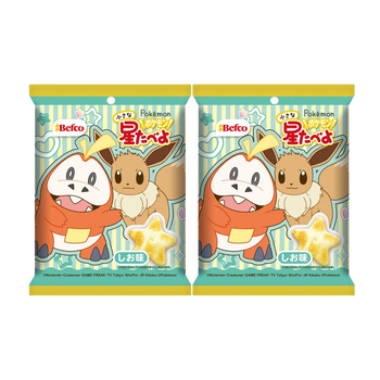 <font color="#FF0000">賞味期限7月25日 </font><br><font color="#FF0000">2パックセット</font><br> Befco ポケモン小さな星たべよ 17g×2
